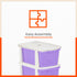 Stomo 4 Drawer Multi-Purpose Storage Organizer for Home and Office (Lavender)